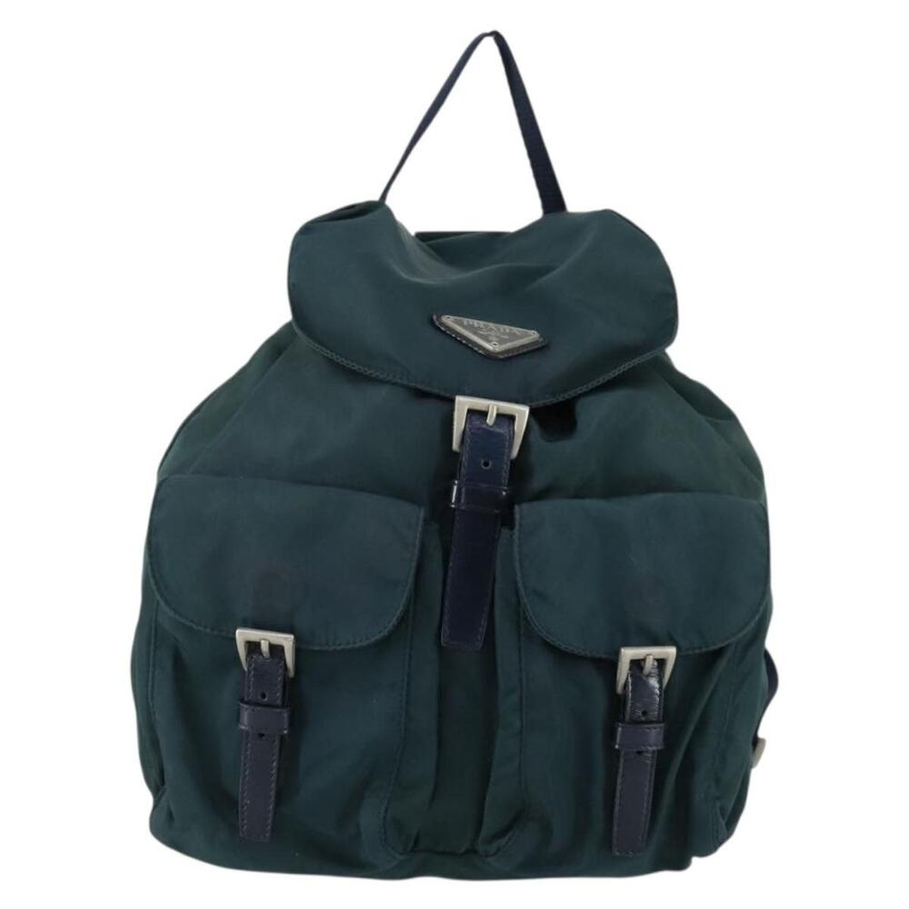Prada Nylon Backpack Green